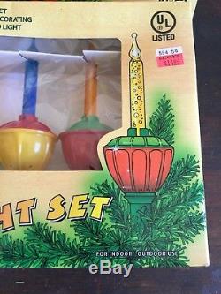 5 BOXES! SETS of Vintage look Bubble Lights C7 BRAND NEW XMAS TREE DECORATING