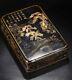 7 Top Vintage Chinese Lacquerware Box Japan Painting Gilding Landscape Painted