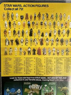 AFA 90 Star Wars Vintage KENNER PRUNE FACE 79 Back-A RETURN OF JEDI ROTJ 1984