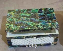 Abalone Shell Keepsake Box with Random Work Luxury Proposal Box Vintage Box