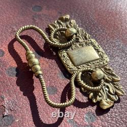 Antique 1820s English Luxury Regency Distressed sewing Box Red Scarce As Is