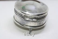 Antique 1912 Edwardian 925 Sterling Silver 2 Vintage Ring Box Birmingham 3 Legs