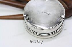 Antique 1912 Edwardian 925 Sterling Silver 2 Vintage Ring Box Birmingham 3 Legs