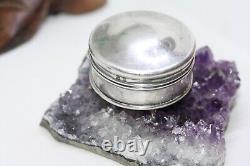 Antique 1912 Edwardian 925 Sterling Silver 2 Vintage Ring Box Birmingham 3 Legs