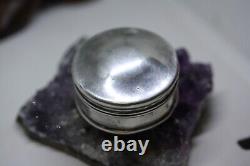 Antique 1912 Edwardian 925 Sterling Silver 2 Vintage Ring Box Birmingham 3 Legs