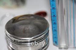 Antique 1912 Edwardian 925 Sterling Silver 2 Vintage Ring Box Birmingham 3 Legs