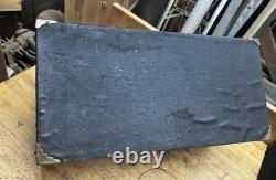 Antique 5 Drawer Machinist Tool Box Wood Vintage Medical Dental Chest