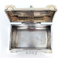 Antique Art Nouveau SZANDRIK Austria-Hungarian Silverplated Lidded Box, ca. 1905