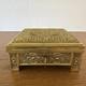 Antique C1900 Austrian/german Ormolu Jewelry Casket Trinket Box Working Lock/key