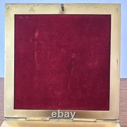 Antique C1900 Austrian/German Ormolu Jewelry Casket Trinket Box Working Lock/Key