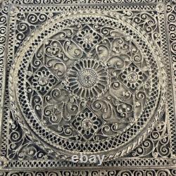 Antique C1900 Austrian/German Ormolu Jewelry Casket Trinket Box Working Lock/Key