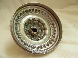 Antique Coconut Covered Box With Solid Silver Mount, XIX Century