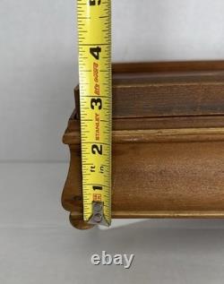 Antique English Victorian Hand Painted Wooden Jewelry Vanity Box