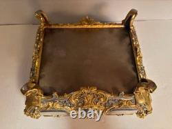 Antique Erhard & Sohne German Metal Gift Casket Jewelry Box