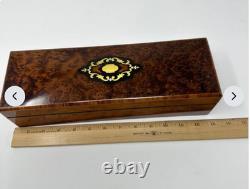 Antique French Jewelry/Glove Box XIX Marquetery