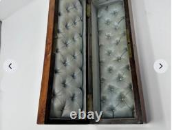 Antique French Jewelry/Glove Box XIX Marquetery