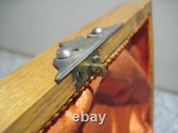 Antique Gothic Lock Box Pat Date July 1st, 1890 with Key