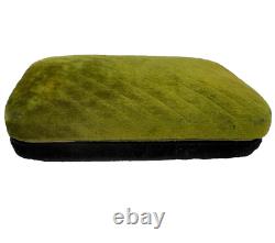 Antique Jewelry Box Gotham Green Velvet Well Preserved Great Condition For Watch