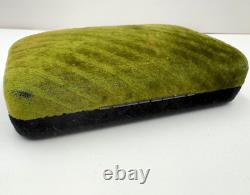 Antique Jewelry Box Gotham Green Velvet Well Preserved Great Condition For Watch
