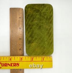 Antique Jewelry Box Gotham Green Velvet Well Preserved Great Condition For Watch