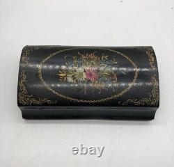 Antique Metal Painted Box vintage