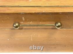 Antique Or Vintage Wood And Brass Campaign Style Box