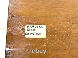 Antique Or Vintage Wood And Brass Campaign Style Box