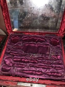 Antique Victorian Standing Dresser Jewelry Box 20x14x12