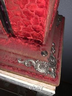 Antique Victorian Standing Dresser Jewelry Box 20x14x12