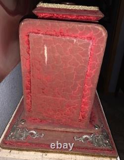 Antique Victorian Standing Dresser Jewelry Box 20x14x12