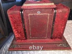 Antique Victorian Standing Dresser Jewelry Box 20x14x12