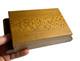 Antique Vintage Art Deco Playing Card Box Case Ornate Quilted Maple Wood Wooden