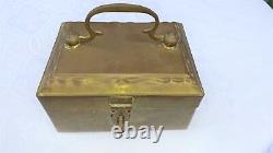 Antique Vintage Brass Box