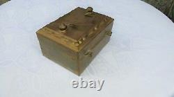 Antique Vintage Brass Box