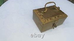 Antique Vintage Brass Box