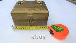 Antique Vintage Brass Box