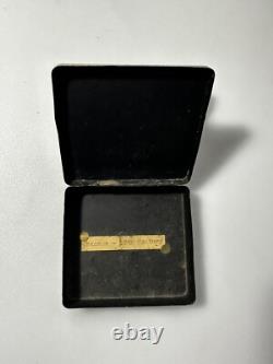 Antique /Vintage Rare Chinese Metal Box Signed (z28)
