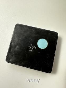 Antique /Vintage Rare Chinese Metal Box Signed (z28)