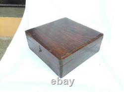 Antique Vintage Rosewood Multi Purpose Trinket Box Collectible Home decor B-1 US