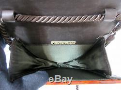 Authentic Excellent Yves Saint Laurent Vintage Shoulder Bag Leather Box 71636 B