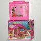 Barbie Fold'n Fun Home Case Pink Doll Play House Mattel 1992 With Box Vintage