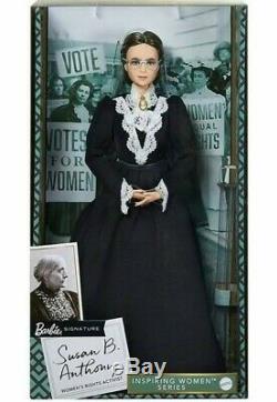 Barbie Inspiring Women Series Susan B. Anthony 2020 Doll New in Box! PREORDER