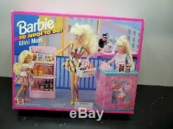 Barbie Mini Mart Set 1995 Grocery Store Toy MINIATURE GROCERIES RARE NEW IN BOX