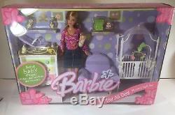 Barbie Play All Day Nursery Gift Set Midge and Baby Brand New in Box Sealed