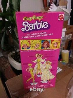 Barbie Pretty Changes Doll 1978 Vintage 2598 Bright Colors Box Plastic Yellowish