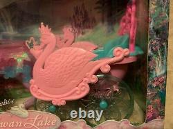 Barbie Swan Lake Huge Lila Unicorn & Carriage Set NEW in BAD SHAPE Box