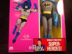 Batman 1st Version Mego Corp 12.5 Figure W Box Vintage 1977 Rare Early Canada