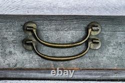 Beautiful Chinese Antique Prayer Scroll Wood Keepsake Box Culture Asian