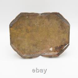 Beautiful Vintage Moroccan Camel Bone, Brass and Copper Jewelry Box