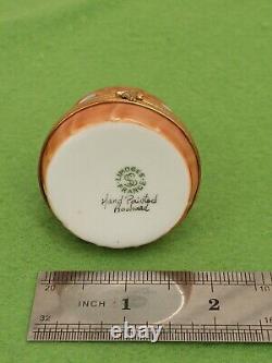 Bee Hive Limoges Trinket Box Pre-Owned Vintage Print Main France Porcelain